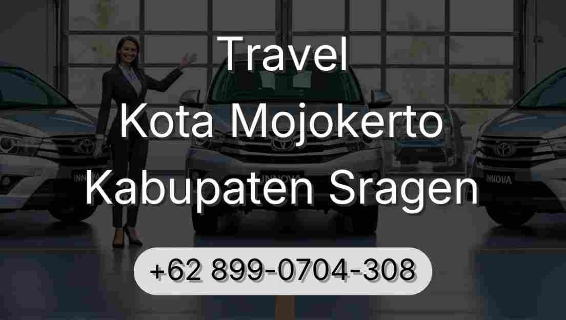 Travel Kota Mojokerto Kabupaten Sragen