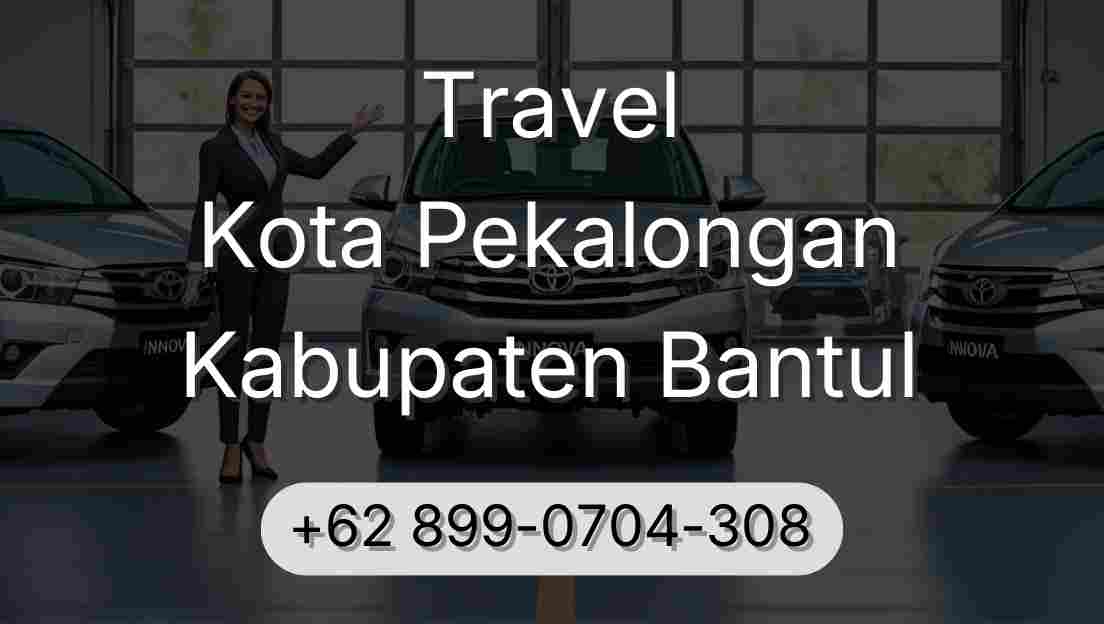 Travel Kota Pekalongan Kabupaten Bantul