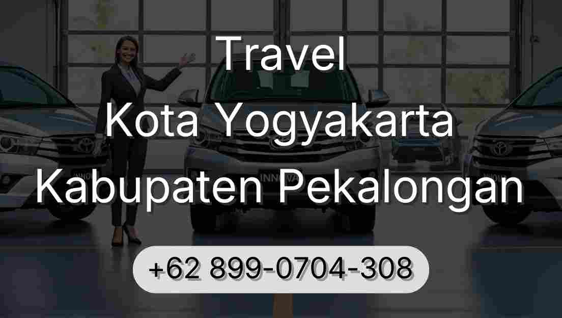 Travel Kota Yogyakarta Kabupaten Pekalongan
