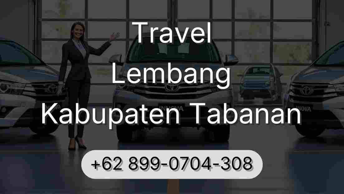 Travel Lembang Kabupaten Tabanan