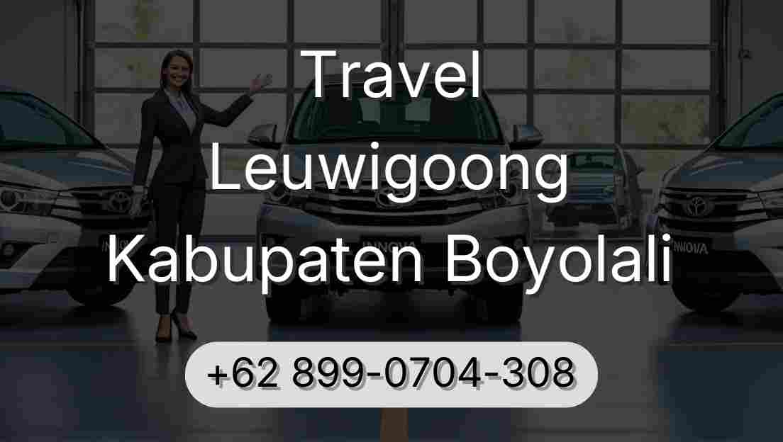 Travel Leuwigoong Kabupaten Boyolali