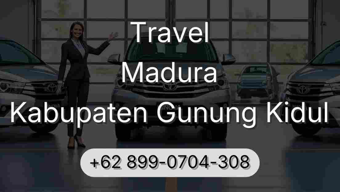 Travel Madura Kabupaten Gunung Kidul