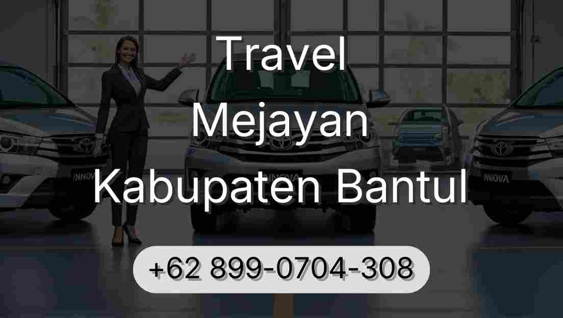 Travel Mejayan Kabupaten Bantul
