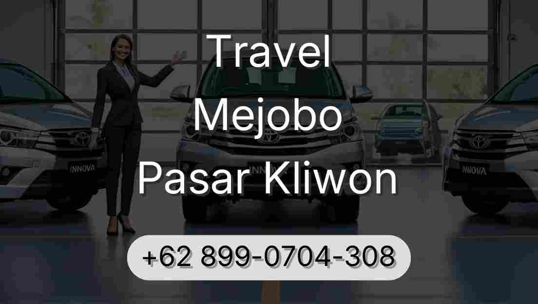 Travel Mejobo Pasar Kliwon