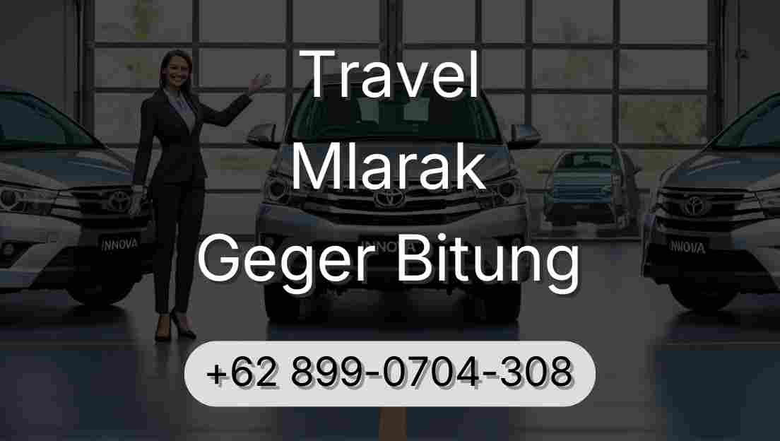 Travel Mlarak Geger Bitung