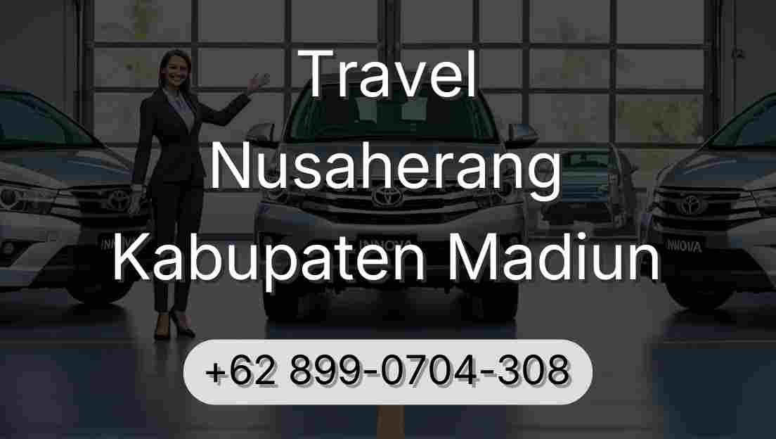 Travel Nusaherang Kabupaten Madiun