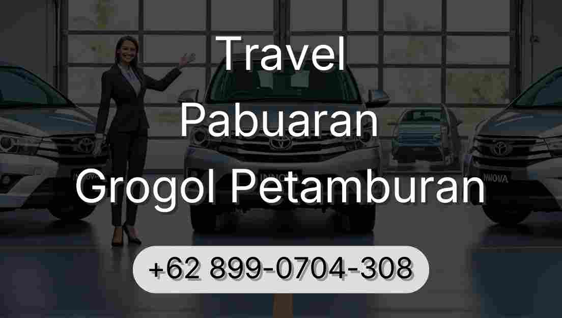 Travel Pabuaran Grogol Petamburan