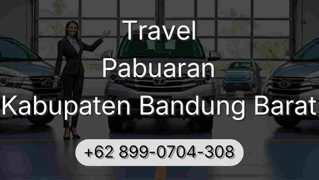 Travel Pabuaran Kabupaten Bandung Barat