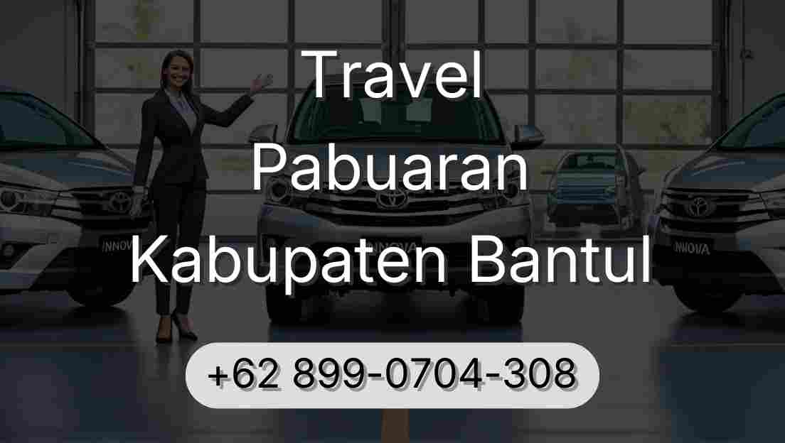 Travel Pabuaran Kabupaten Bantul