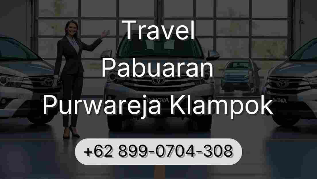 Travel Pabuaran Purwareja Klampok