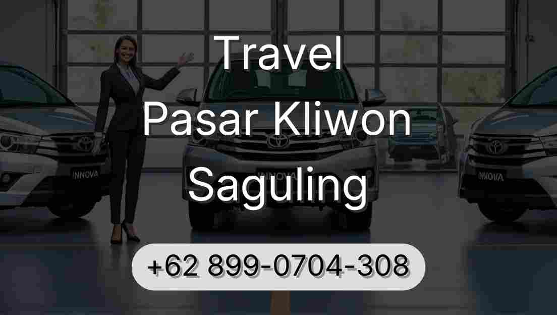 Travel Pasar Kliwon Saguling