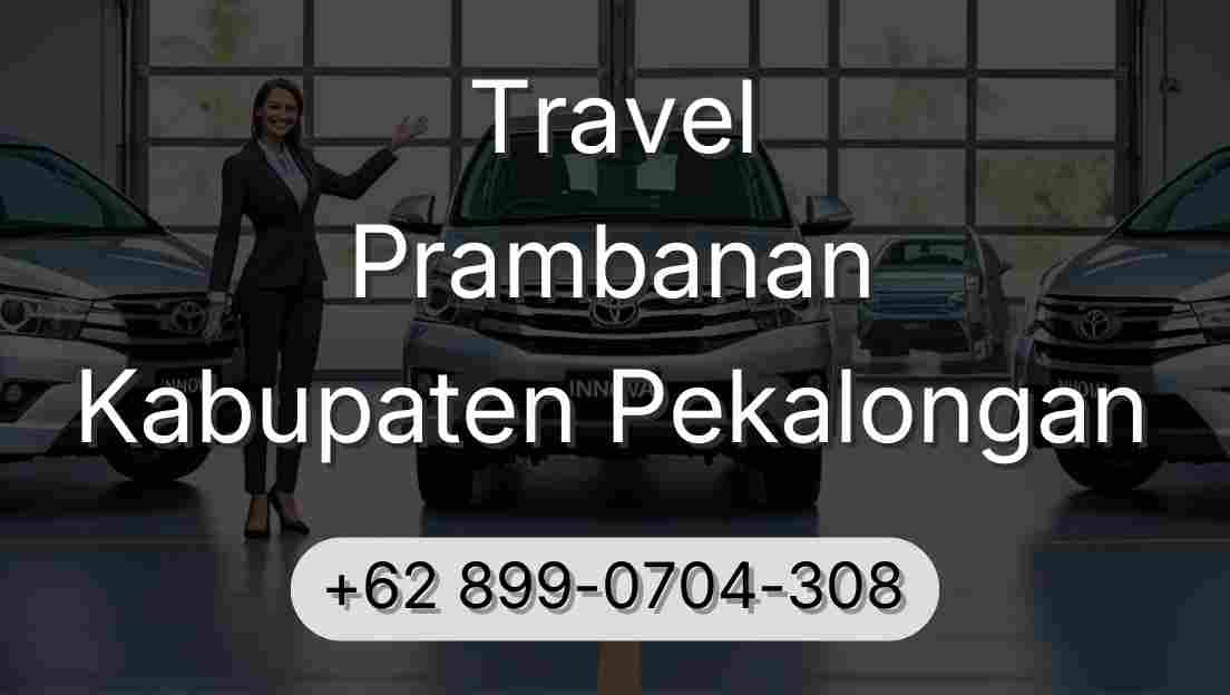 Travel Prambanan Kabupaten Pekalongan