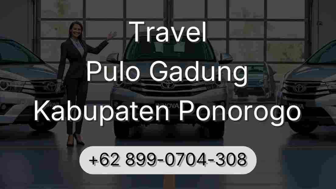 Travel Pulo Gadung Kabupaten Ponorogo