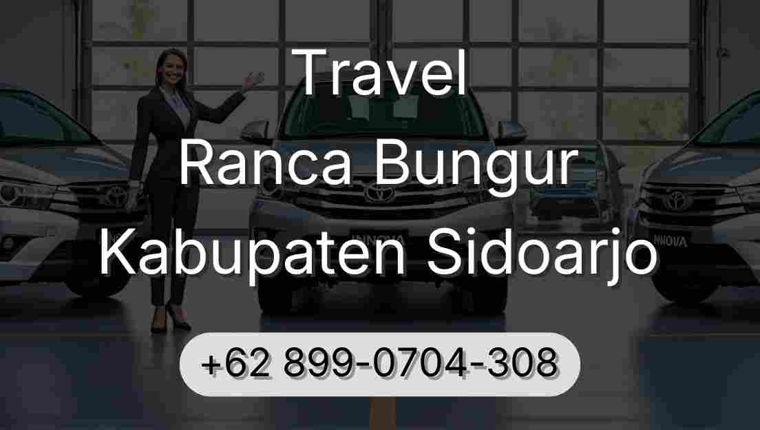 Travel Ranca Bungur Kabupaten Sidoarjo
