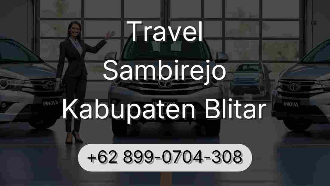 Travel Sambirejo Kabupaten Blitar