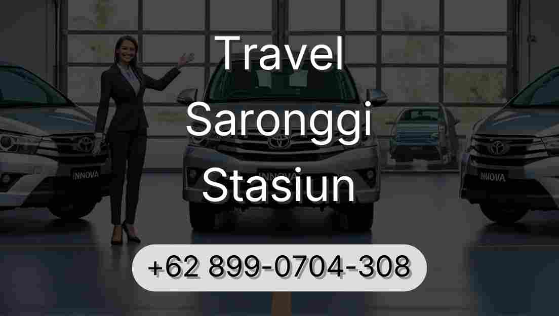 Travel Saronggi Stasiun