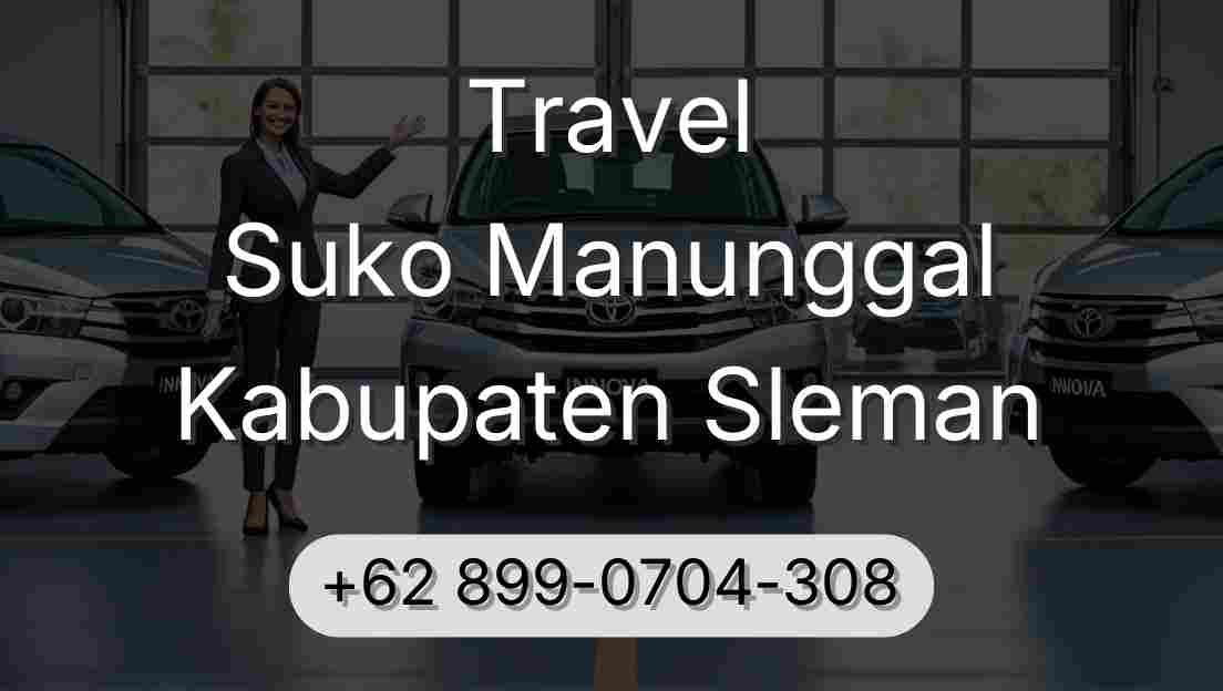 Travel Suko Manunggal Kabupaten Sleman