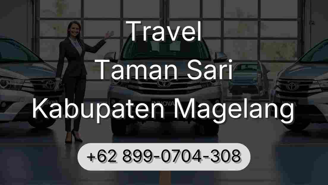 Travel Taman Sari Kabupaten Magelang