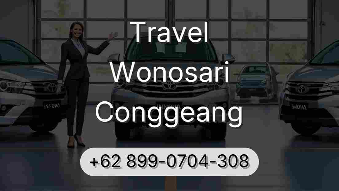 Travel Wonosari Conggeang